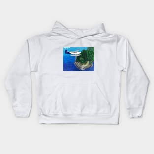 Flight Over Stanley Park Painting Kids Hoodie